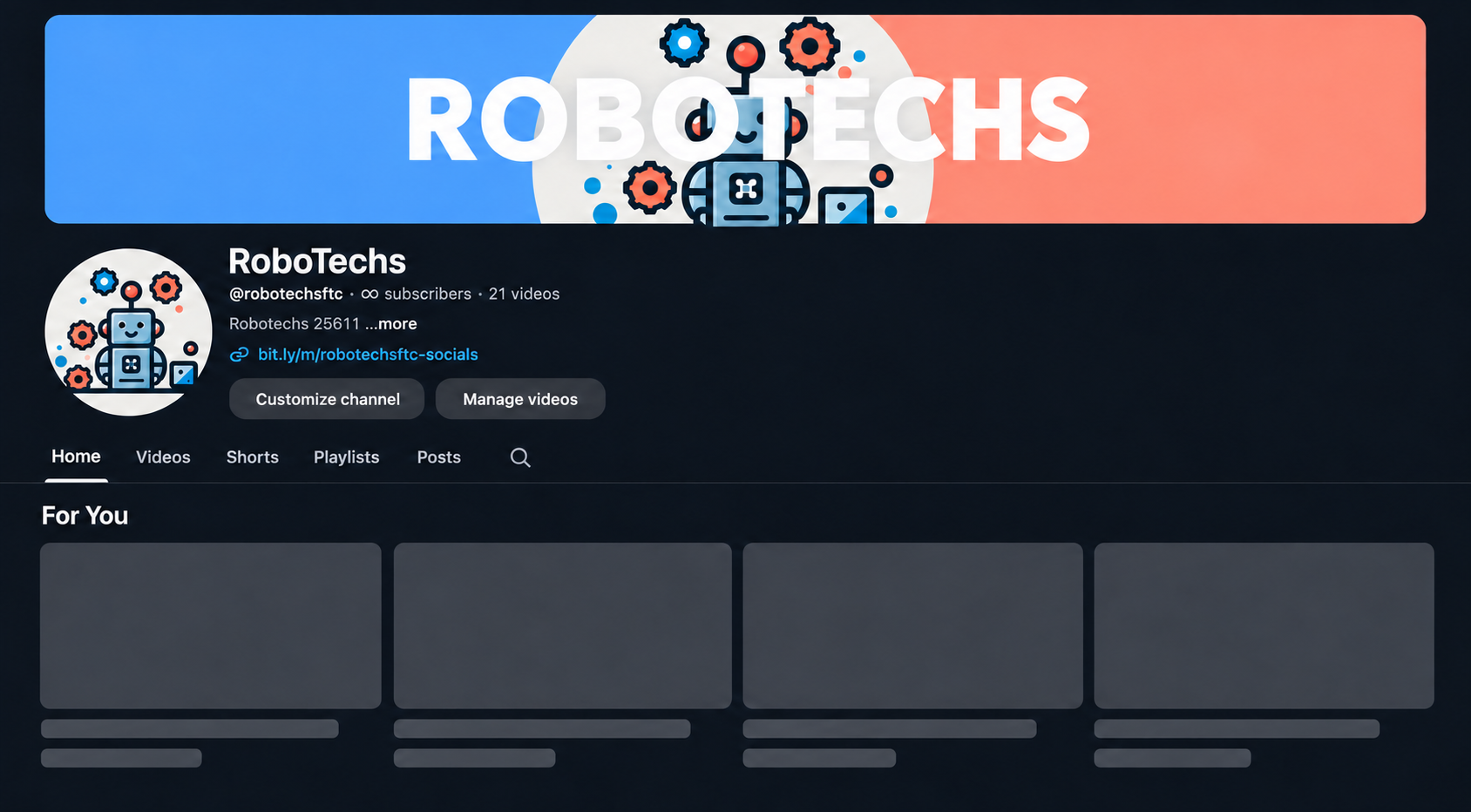 Illustrated preview of the Robotechs YouTube channel